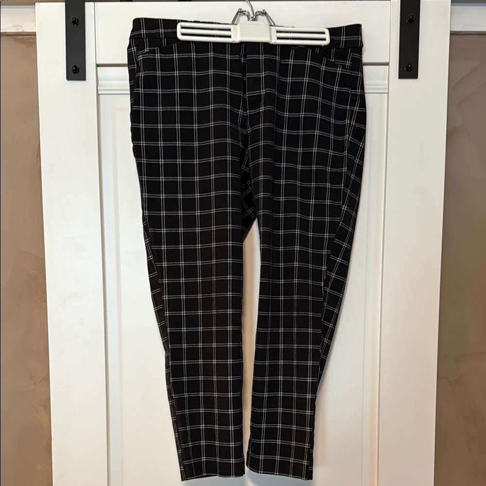 High-rise suit pants